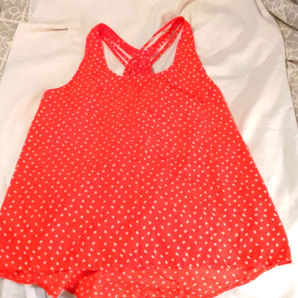 Polka dot blouse